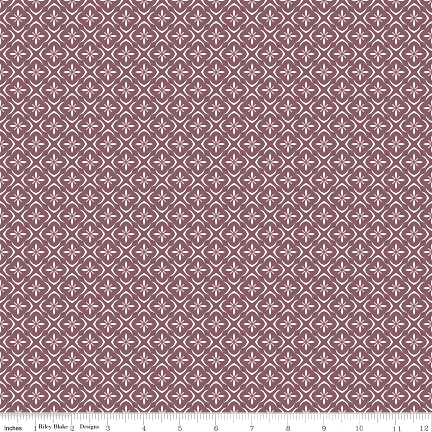 Renew Quilt Fabric Tile Purple by Sandy Gervais C17286 - PURPLE - Jammin Threads