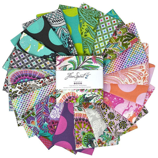 ROAR! 5 inch Charm Pack by Tula Pink for Free Spirit Fabrics - Jammin Threads