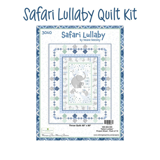 Safari Lullaby Baby Quilt Kit by Deane Beesley - Jammin Threads