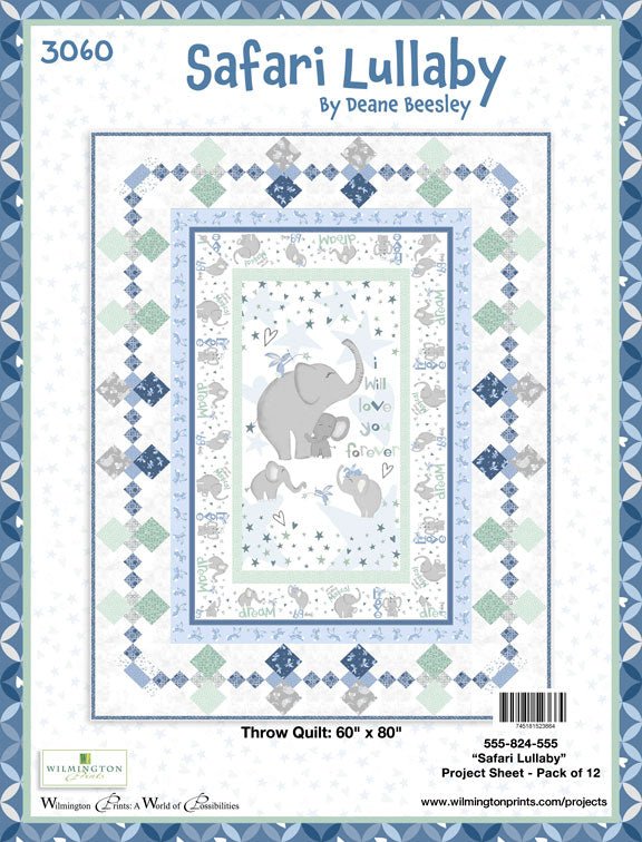 Safari Lullaby Baby Quilt Kit by Deane Beesley - Jammin Threads