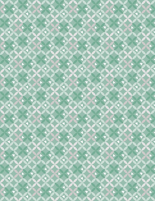 Safari Lullaby Criss Cross Green Quilt Fabric by Wilmington Prints - Jammin Threads