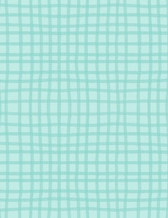 Safari Snuggles Baby Quilt Fabric Grid Teal by Jenny Faw 3073 42034 747 - Jammin Threads