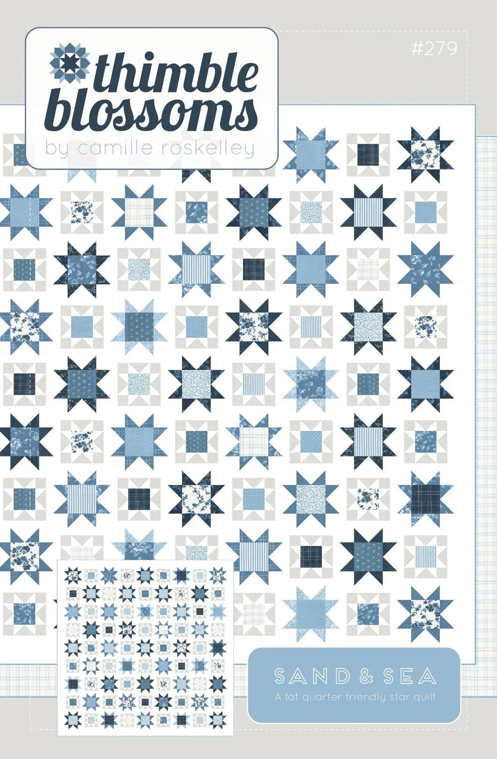 Sand & Sea Quilt Pattern by Camille Roskelley - Jammin Threads