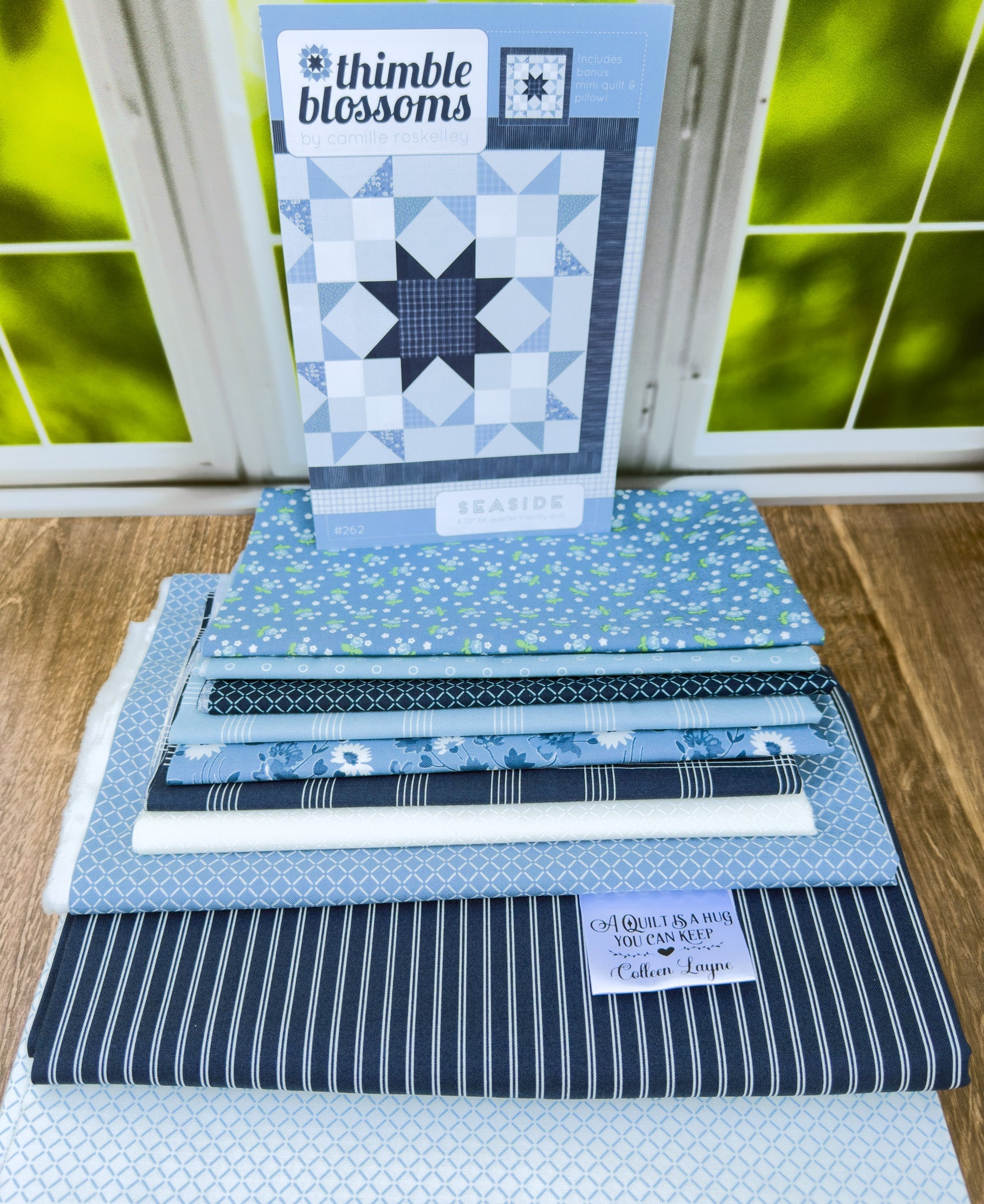Seaside Quilt Kit – Nantucket Summer by Camille Roskelley for Moda Fabrics (72" x 72") - Jammin Threads