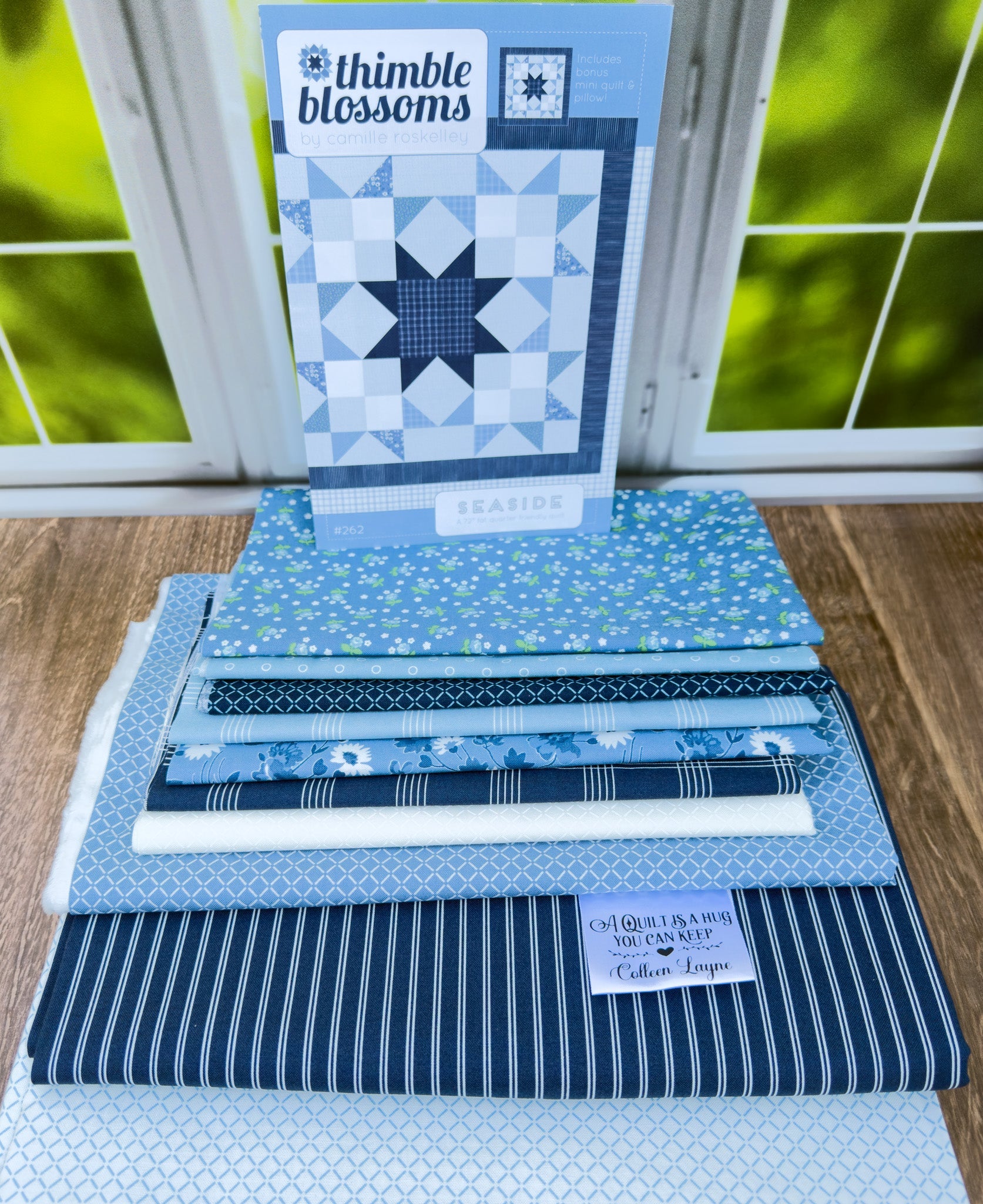 Seaside Quilt Kit – Nantucket Summer by Camille Roskelley for Moda Fabrics (72" x 72") - Jammin Threads