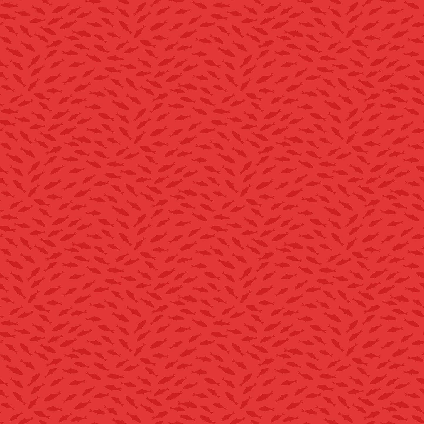 Shark Attack Children's Quilt Fabric 28860 - 24 Fish Blender Red by Northcott - Jammin Threads