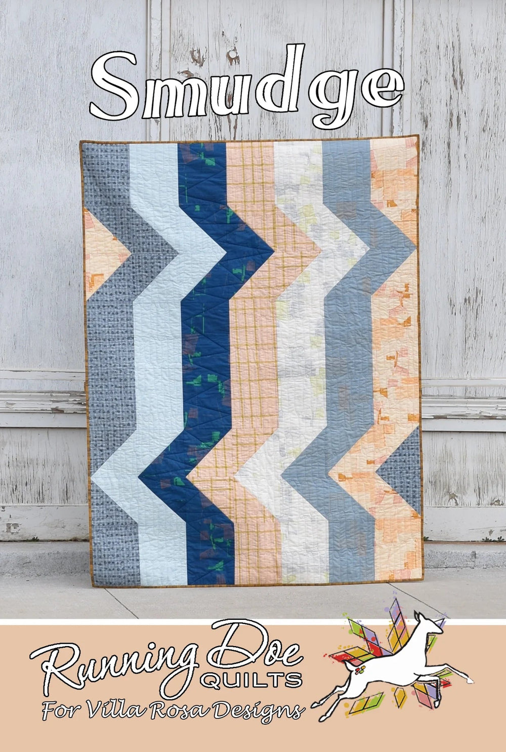 Smudge Quilt Pattern by Running Doe Quilts (PDF Downloadable Version) - Jammin Threads