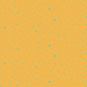 Space Sprinkles Papaya Fabric by Tula Pink – True Colors Yardage - Jammin Threads