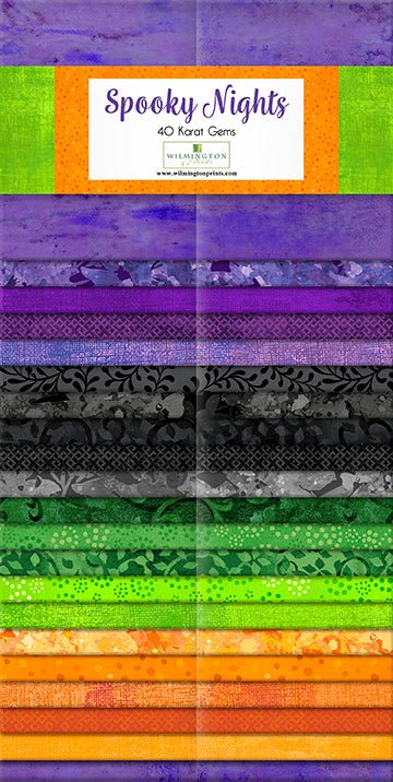 Spooky Nights Halloween Quilt Kit – Accordion Pattern - Jammin Threads