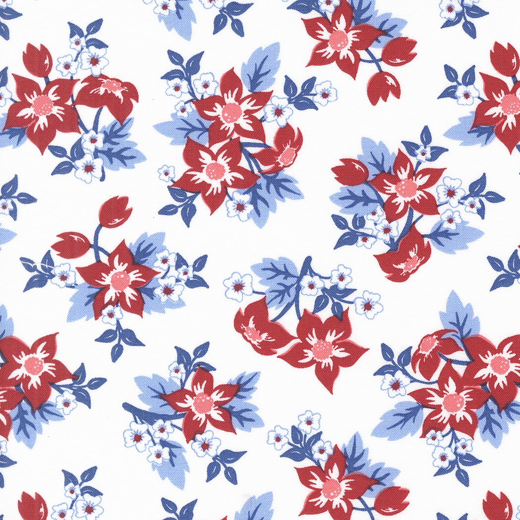 Star Spangled Quilt Fabric Patriotic 24170 11 by April Rosenthal for Moda Fabrics - Jammin Threads