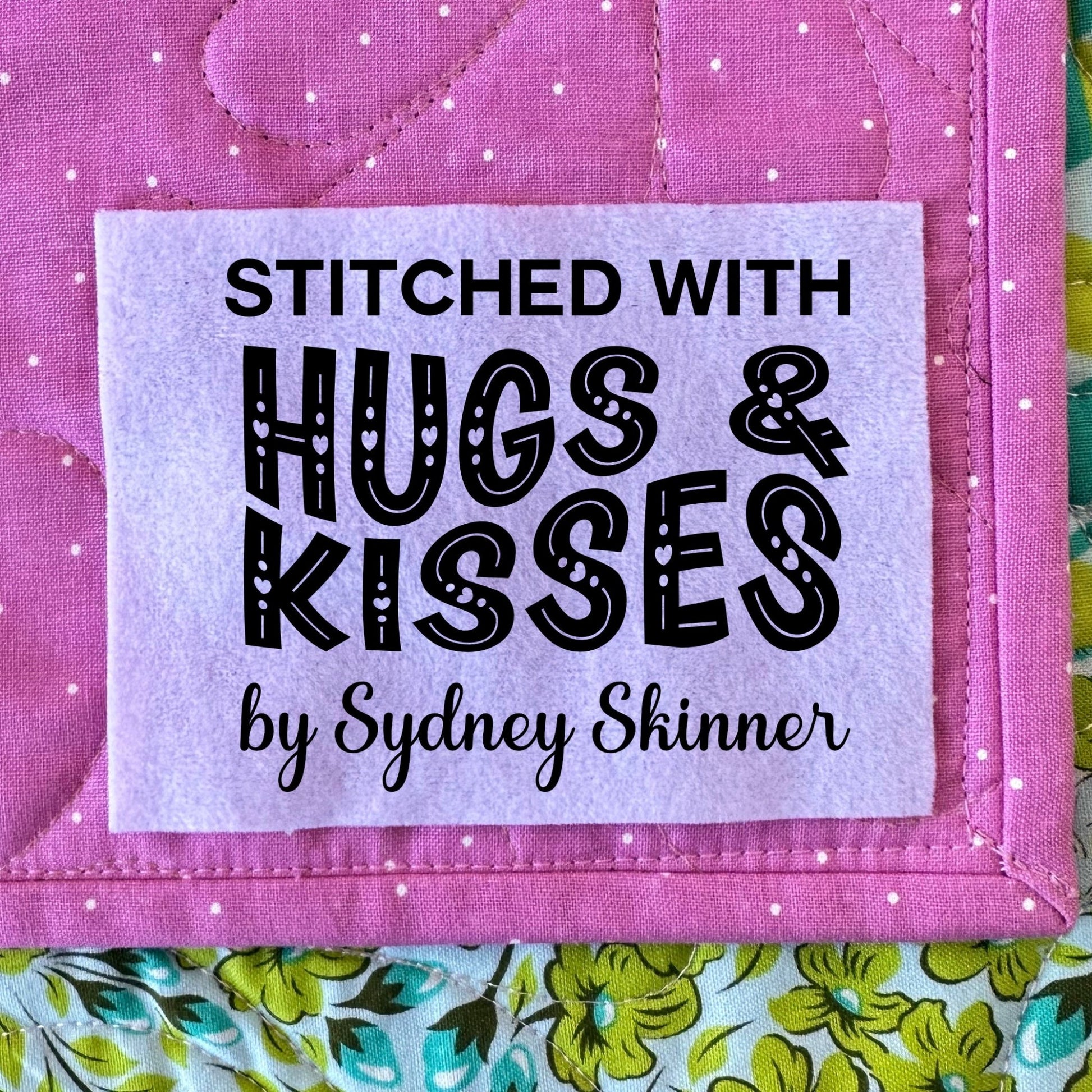 Stitched with Hugs and Kisses - Jammin Threads