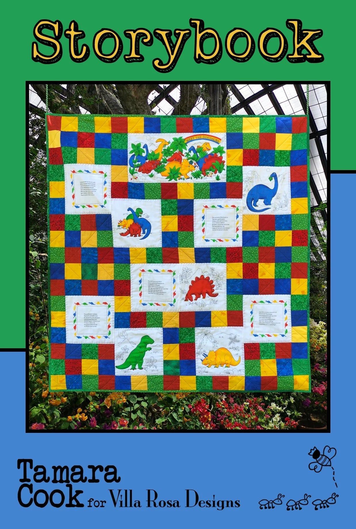 Storybook Quilt Pattern – Tamara Cook for Villa Rosa Designs | Panel - Friendly Children’s Quilt (PDF Download) - Jammin Threads