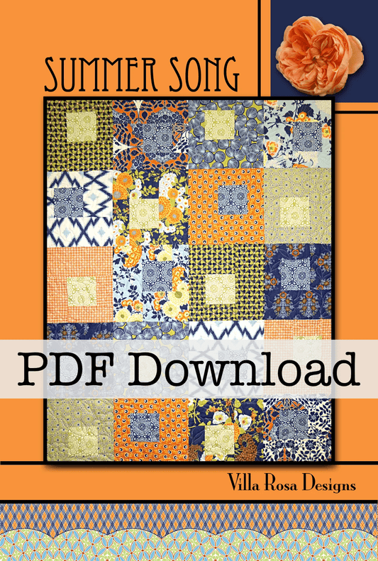 Summer Song Quilt Pattern by Villa Rosa Designs (PDF Version) - Jammin Threads