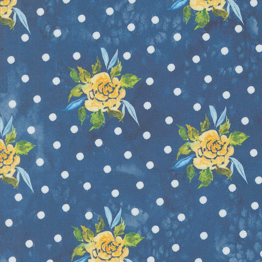 Sunshine and Blue Skies Quilt Fabric. Lake 39821 13 - Jammin Threads