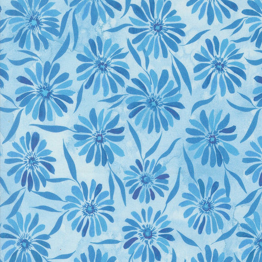 Sunshine and Blue Skies Quilt Fabric. Sky Blue 39825 13 - Jammin Threads