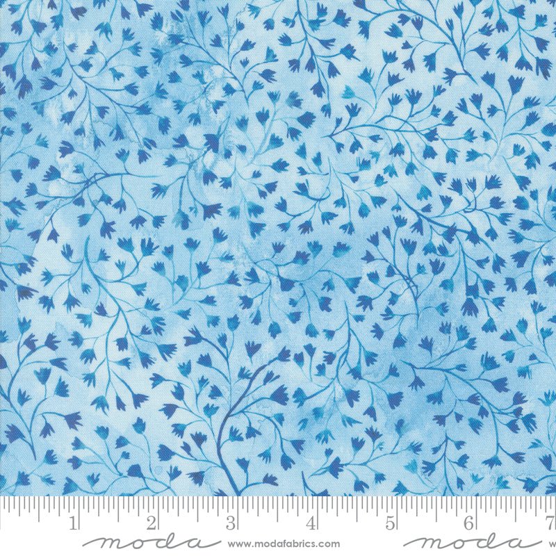 Sunshine and Blue Skies Quilt Fabric. Sky Blue 39830 15 - Jammin Threads