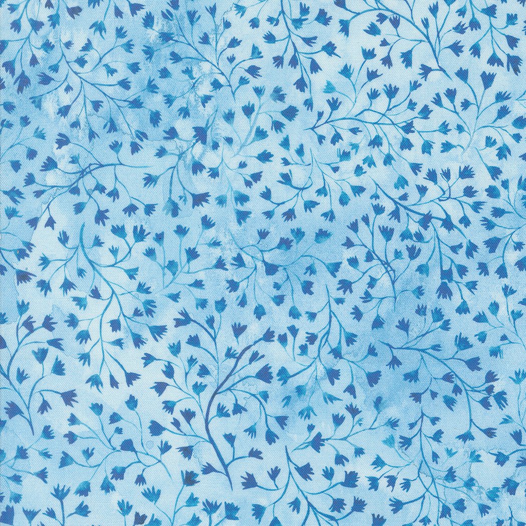 Sunshine and Blue Skies Quilt Fabric. Sky Blue 39830 15 - Jammin Threads