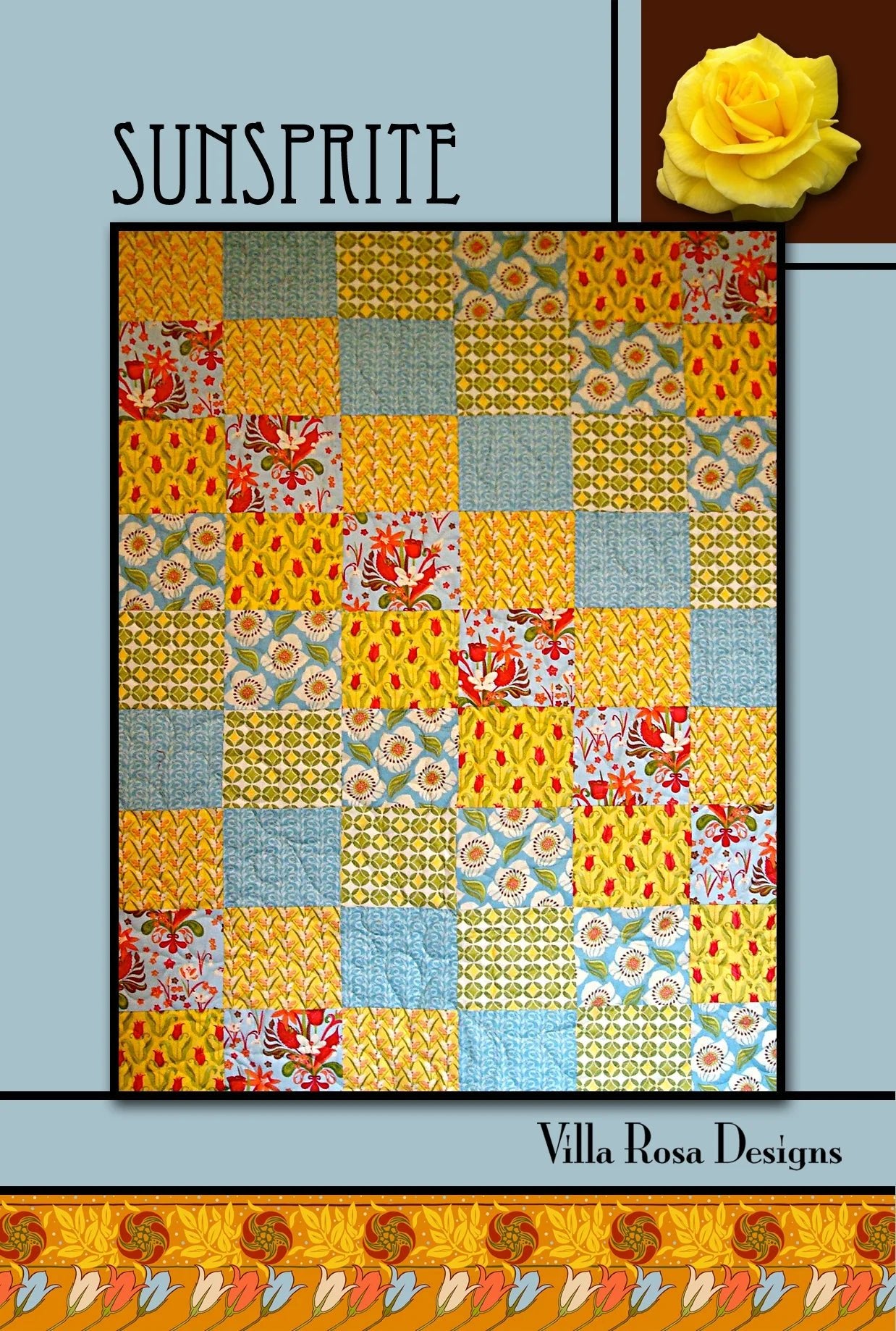 Sunsprite Quilt Pattern by Villa Rosa Designs. (PDF Download) - Jammin Threads