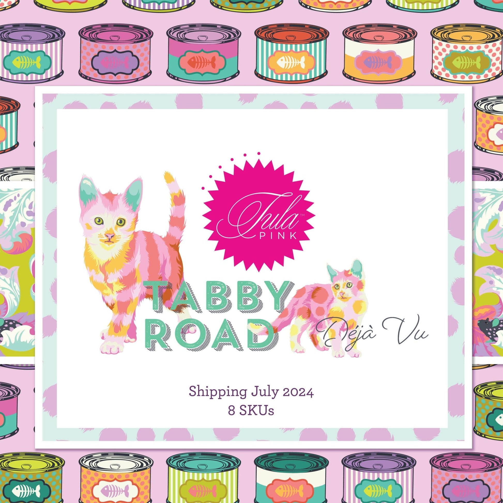 Tabby Road Deja Vu PWTP095 - PRISM by Tula Pink for FreeSpirit Fabrics - Jammin Threads