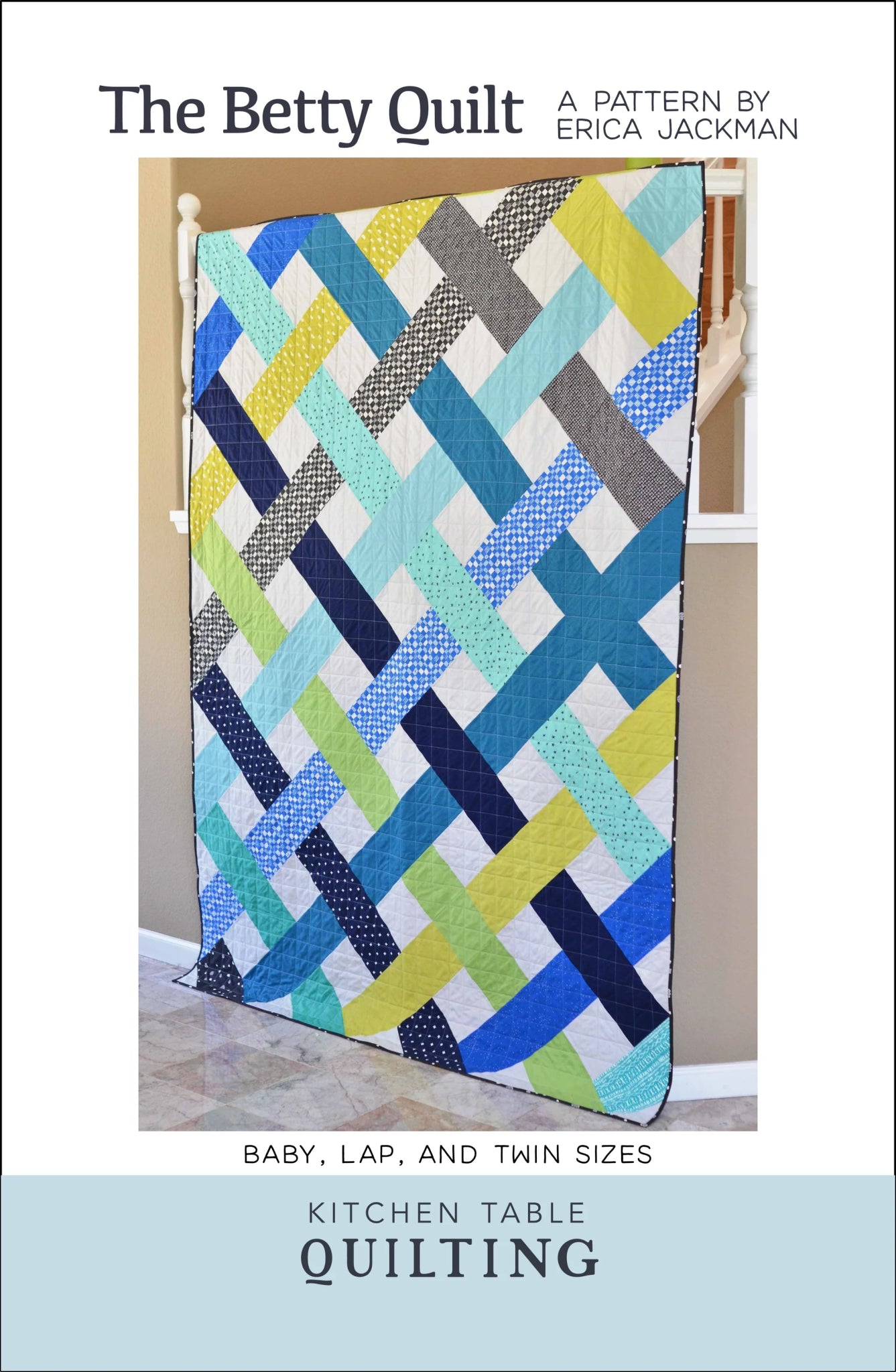 The Betty Quilt Paper Pattern by Erica Jackman and Kitchen Table Quilting - Jammin Threads