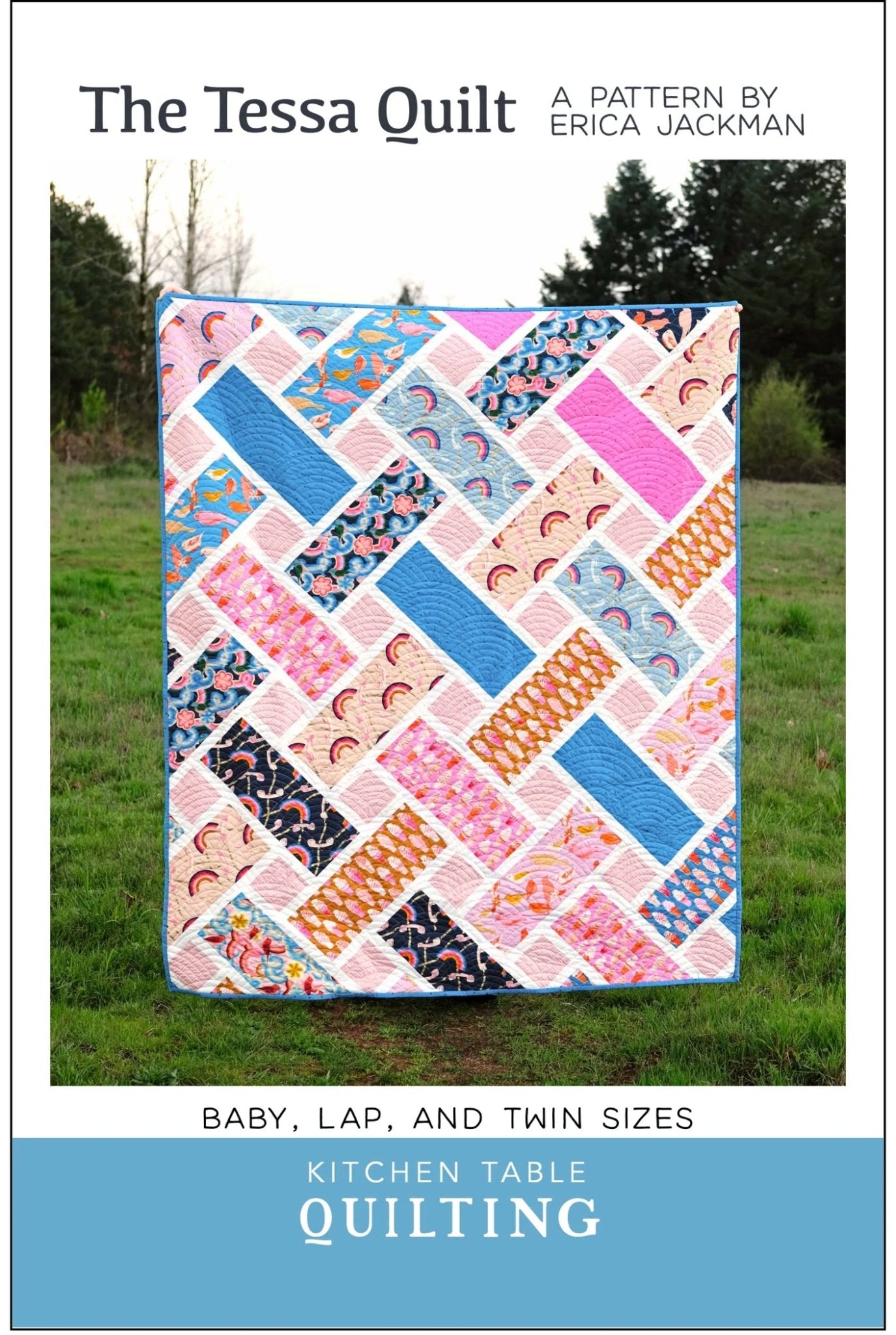 The Tessa Quilt Pattern by Erica Jackman and Kitchen Table Quilting - Jammin Threads