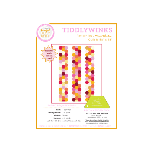 Tiddlywinks Jelly Roll Quilt Pattern Free PDF Download - Jammin Threads