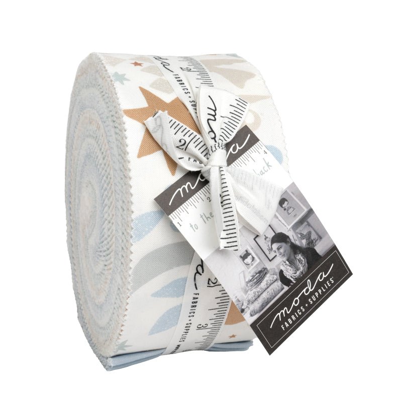 To The Moon And Back Jelly Roll by Paper + Cloth for Moda Fabrics 25900JR - Jammin Threads