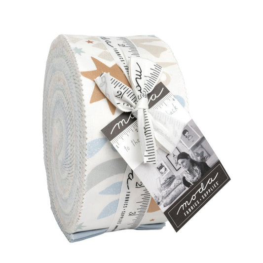 To The Moon And Back Jelly Roll by Paper + Cloth for Moda Fabrics 25900JR - Jammin Threads