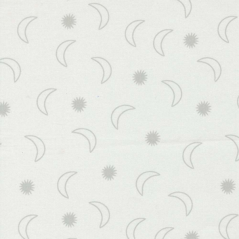 To The Moon And Back Quilt Fabric by Paper + Cloth - Dove 25904 11 - Jammin Threads