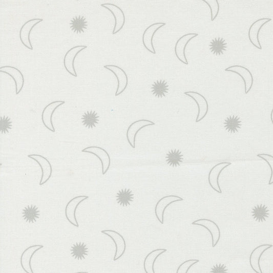 To The Moon And Back Quilt Fabric by Paper + Cloth - Dove 25904 11 - Jammin Threads