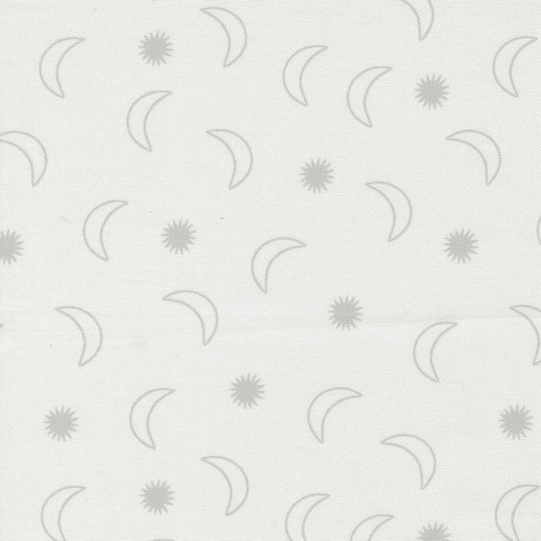 To The Moon And Back Quilt Fabric by Paper + Cloth - Dove 25904 11 - Jammin Threads
