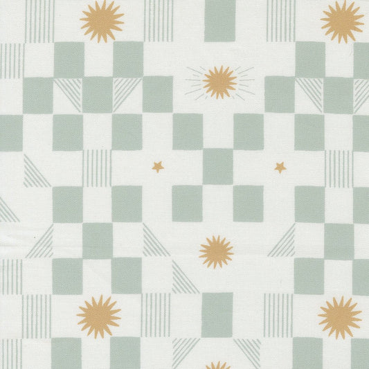 To The Moon And Back Quilt Fabric by Paper + Cloth - Grass 25901 25 - Jammin Threads