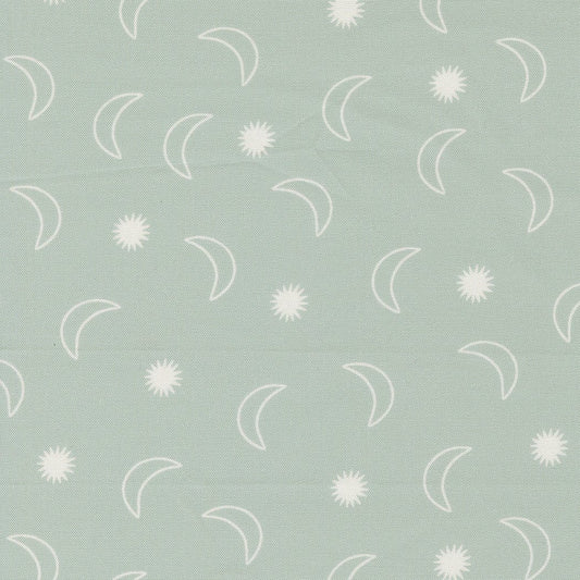 To The Moon And Back Quilt Fabric by Paper + Cloth - Grass 25904 15 - Jammin Threads