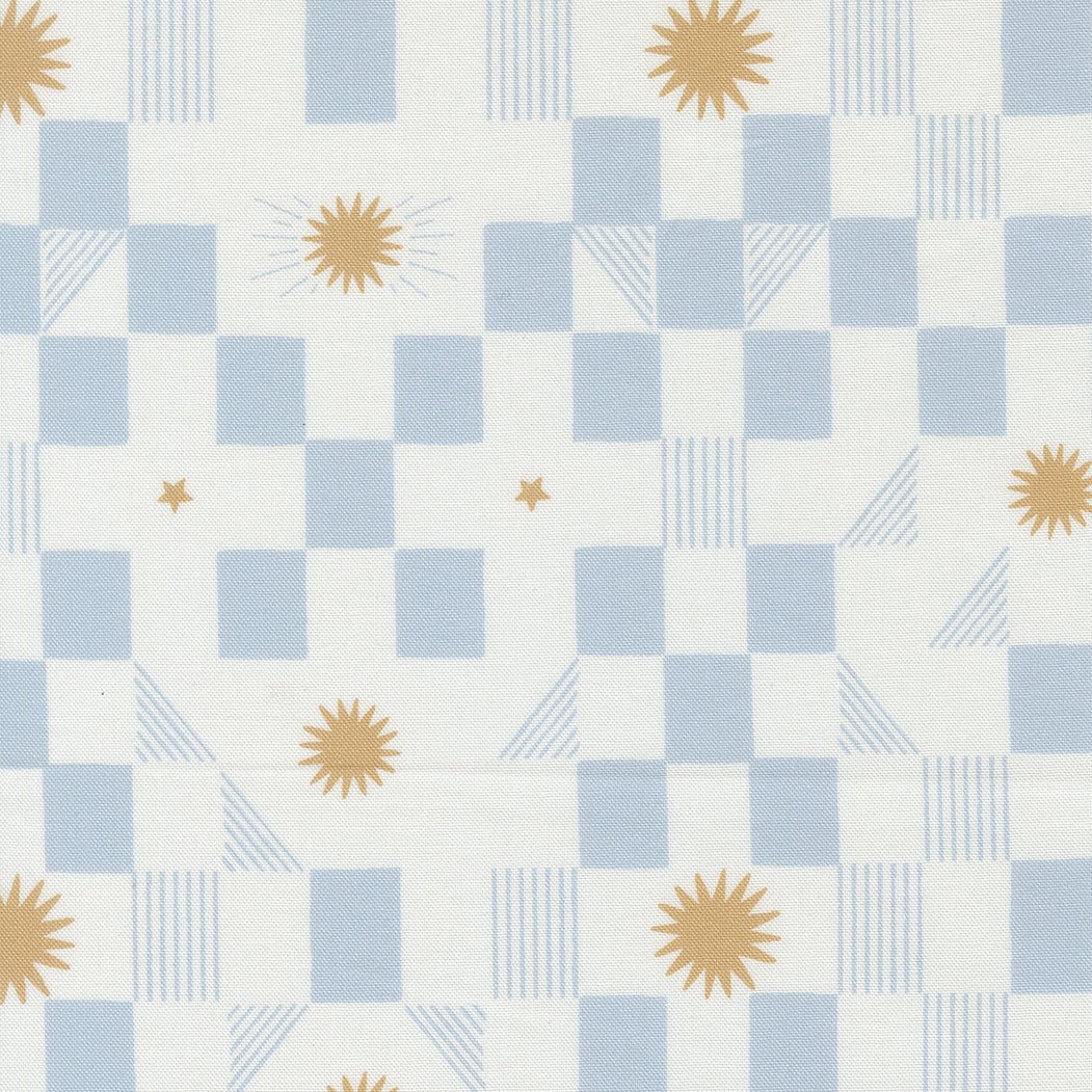 To The Moon And Back Quilt Fabric by Paper + Cloth - Sky 25901 24 - Jammin Threads