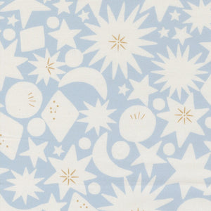 To The Moon And Back Quilt Fabric by Paper + Cloth - Sky 25905 14 - Jammin Threads