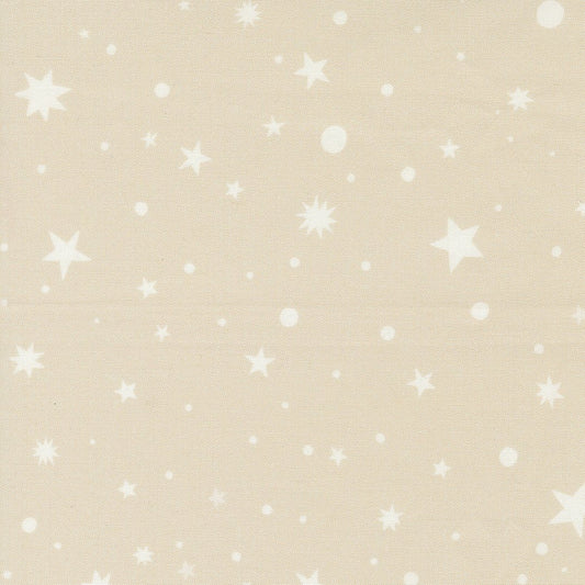 To The Moon And Back Quilt Fabric by Paper + Cloth - Taupe 25903 12 - Jammin Threads