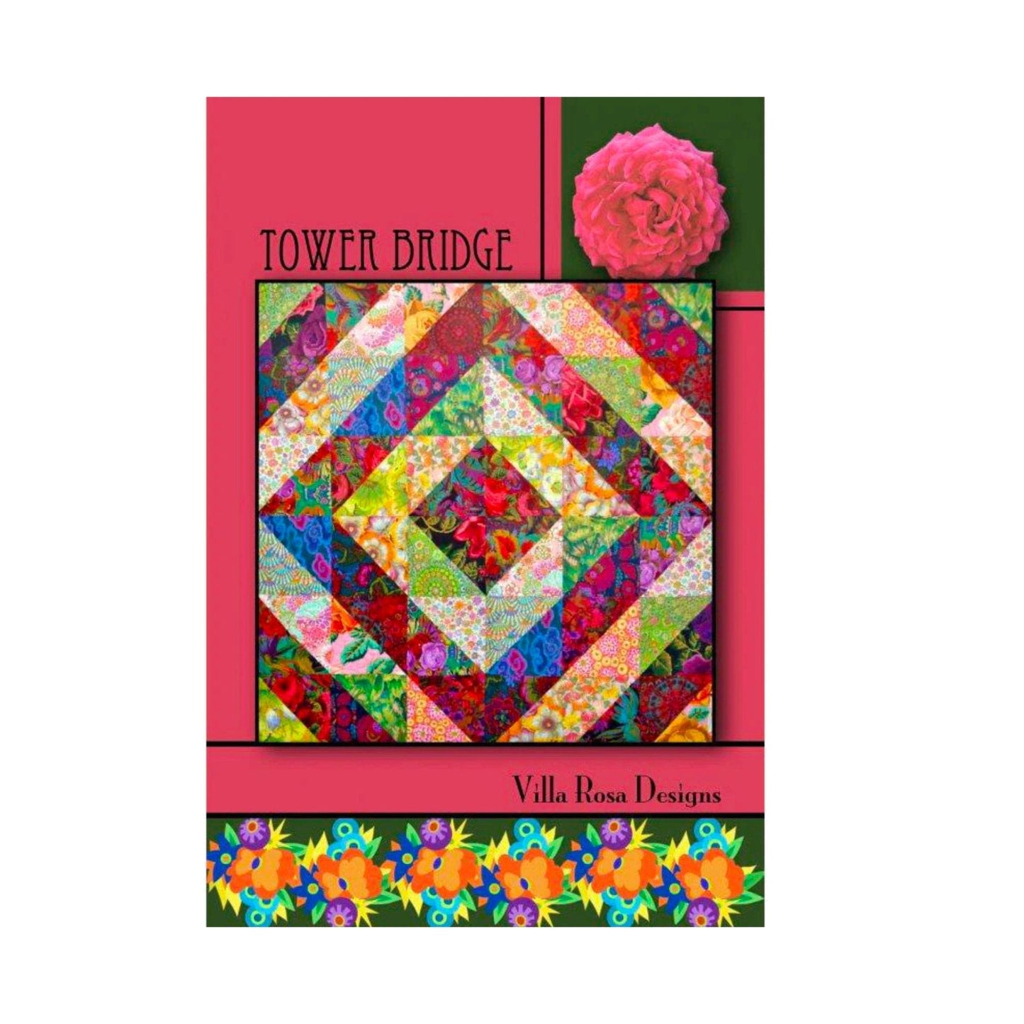 Tower Bridge Quilt Pattern by Villa Rosa Designs (PDF Downloadable Version) - Jammin Threads