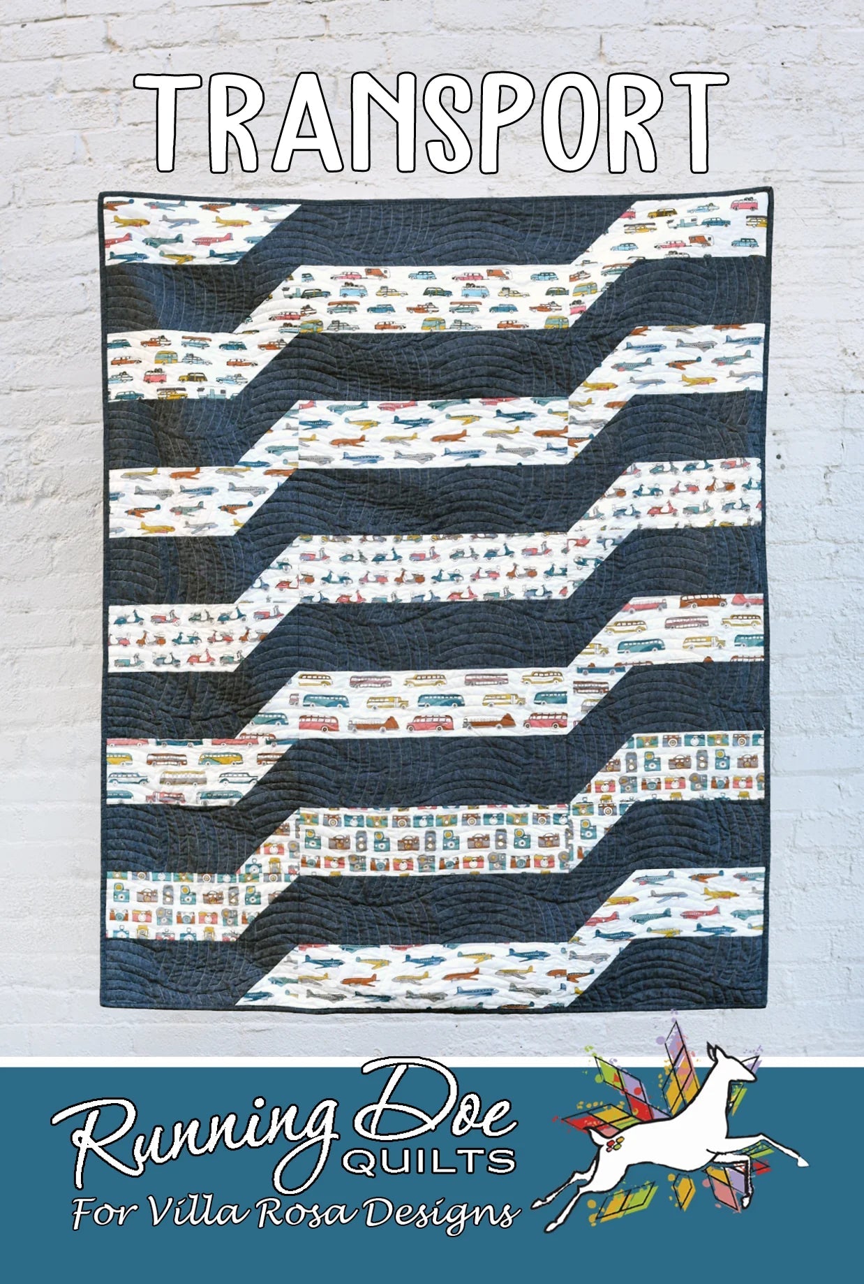 Transport Quilt Pattern by Running Doe Quilts - Jammin Threads