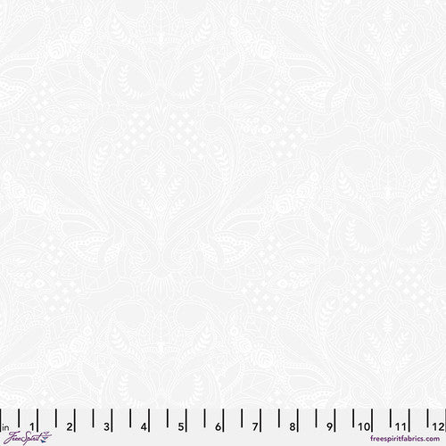 True Colors Quilt Fabric by Tula Pink Ghost Owl PWTP250.PAPER - Jammin Threads