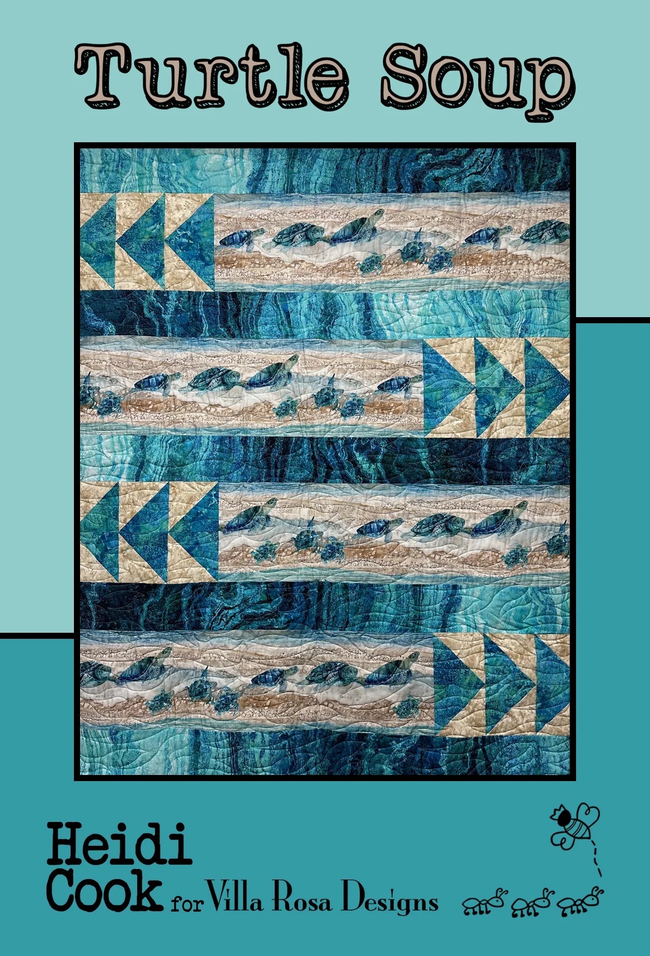 Turtle Soup Quilt Pattern by Heidi Cook for Villa Rosa Designs (PDF Download) - Jammin Threads