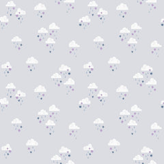 Twinkle Little Star Dream Skies Gray by Natàlia Juan Abelló C16303 - GRAY - Jammin Threads