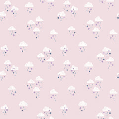 Twinkle Little Star Dream Skies Pink by Natàlia Juan Abelló C16303 - PINK - Jammin Threads
