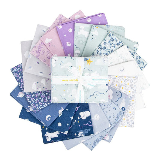 Twinkle Little Star Quilt Fabric Fat Quarter Bundle FQ - 16300 - 18 - Jammin Threads