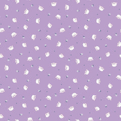 Twinkle Little Star Quilt Fabric Flock Orchid by Natàlia Juan Abelló C16304 - ORCHID - Jammin Threads