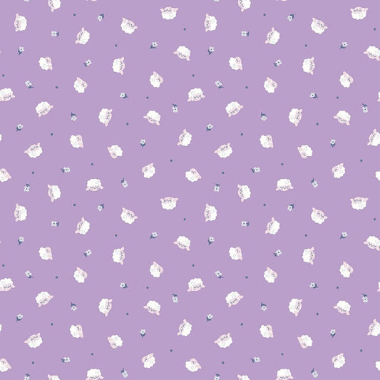 Twinkle Little Star Quilt Fabric Flock Orchid by Natàlia Juan Abelló C16304 - ORCHID - Jammin Threads
