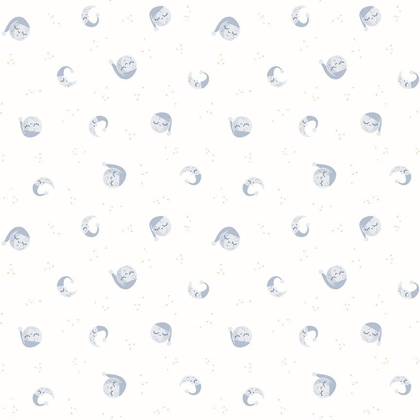 Twinkle Little Star Quilt Fabric Goodnight Moon CLOUD by Natàlia Juan Abelló C16302 - CLOUD - Jammin Threads
