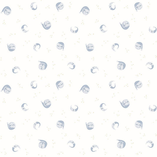 Twinkle Little Star Quilt Fabric Goodnight Moon CLOUD by Natàlia Juan Abelló C16302 - CLOUD - Jammin Threads