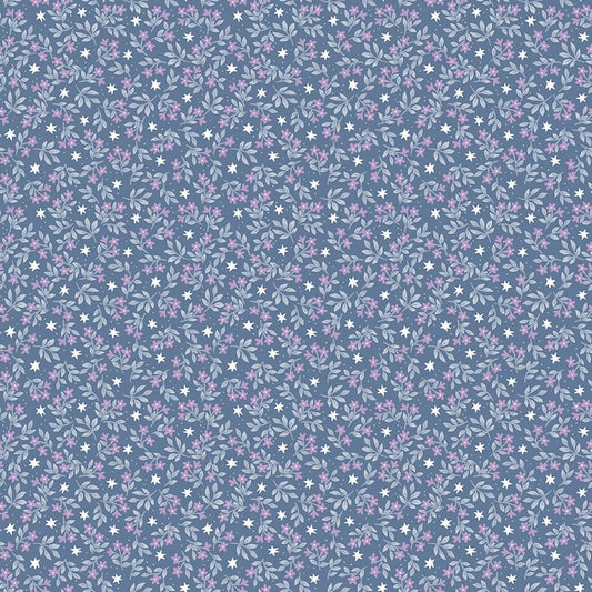 Twinkle Little Star Quilt Fabric Jasmine Stars Denim by Natàlia Juan Abelló C16305 - DENIM - Jammin Threads