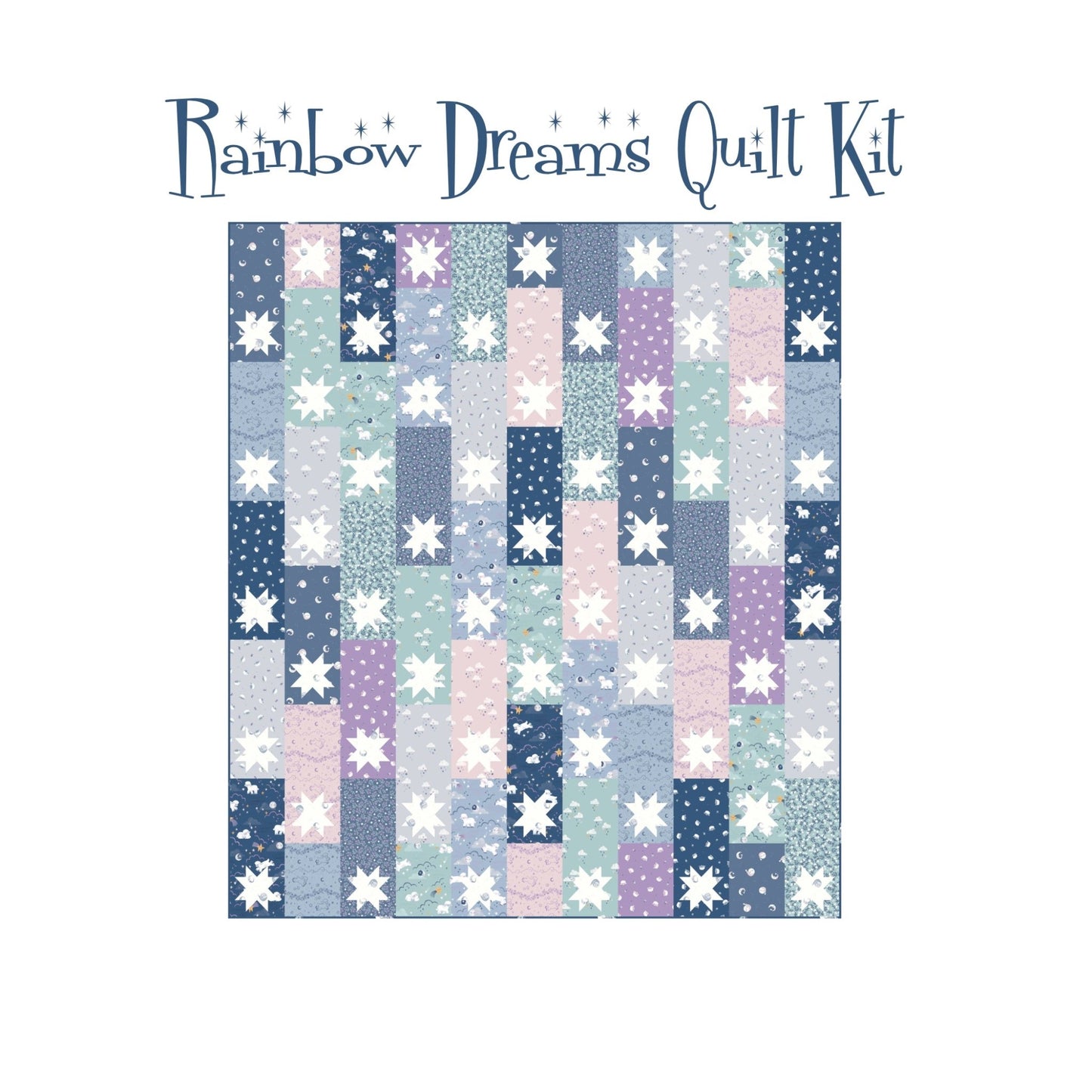 Twinkle Little Star Quilt Kit for Babies and Children - Jammin Threads