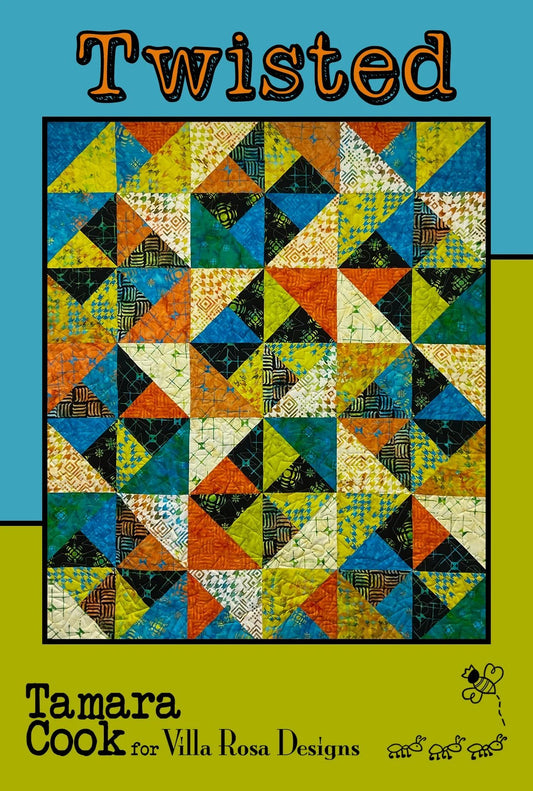 Twisted Quilt Pattern by Tamara Cook - Jammin Threads